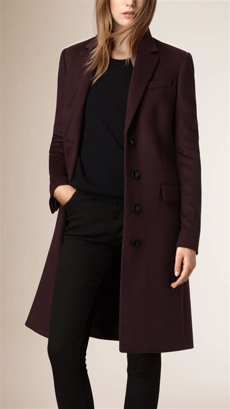 burberry tailored wool coat|Burberry wool and cashmere coat.